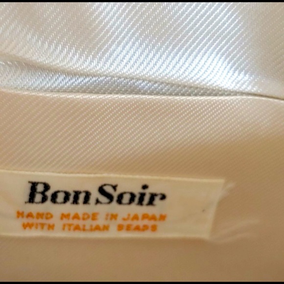 Vintage 50s 60s Bon Soir Bead Pearl
Bag Midcentury - Picture 3 of 5